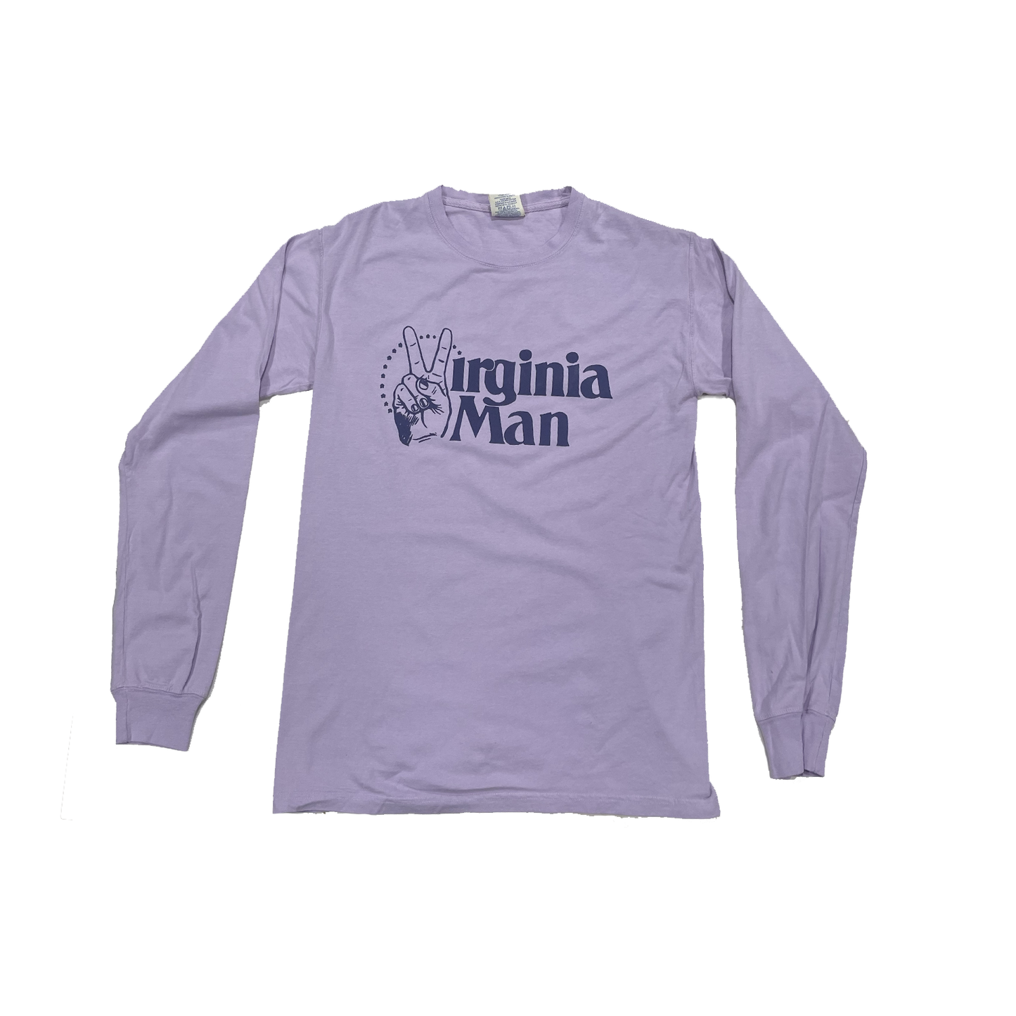 Purple Virginia Man Long Sleeve